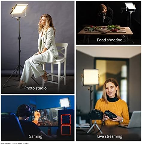 NEEWER Dimmable Bi Color LED with U Bracket Professional Video Light
