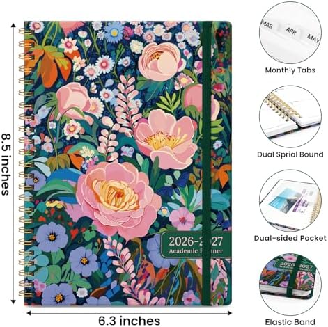 ZOTIA Planner 2026-2027 Weekly & Monthly Calendar Planner Jul 2026-Jun 2027