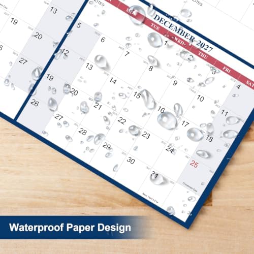 2027 Wall Calendar 32" x 48" Wet & Dry Erase 12 Months Calendar for Wall
