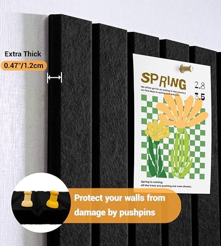 Felt Bulletin Board Tiles 1/2" Thick