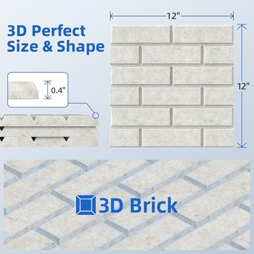 12 Pack Acoustic Panels with Self Adhesive Sound Proof Foam Panels for Wall