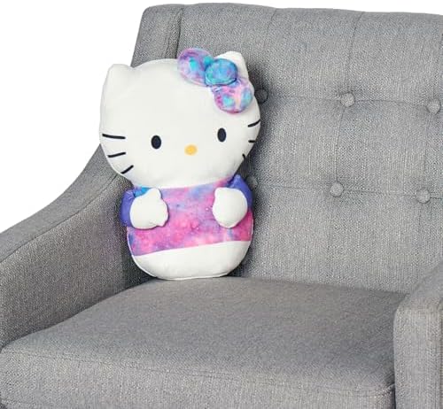 Sanrio Hello Kitty Cloud Hugger PiIlow, Pink Plush Character Shaped Design, Stuffed Animal for Girls and Boys, 11.5 Inches