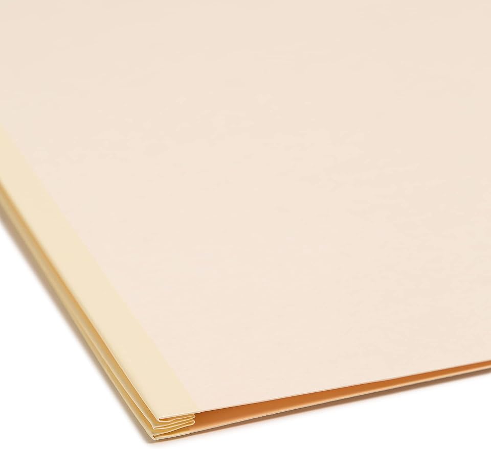 Smead Classification File Folder, 2" Expansion, 2/5-Cut Tab, Letter Size, 10 per Box (1 Divider, Manila)