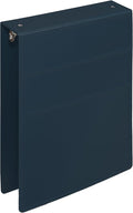 Carstens 2-Inch Heavy Duty 3-Ring Binder - Top Opening, Navy Blue, Durable Plastic, Precision No-Gap Rings, Waterproof Cover, No Pockets, Holds 300 US Letter Sheets, BPA-Free, Made in USA (2879-3R)
