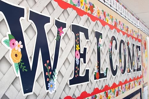 Teacher Created Resources Wildflowers Welcome Bulletin Board (TCR6695)