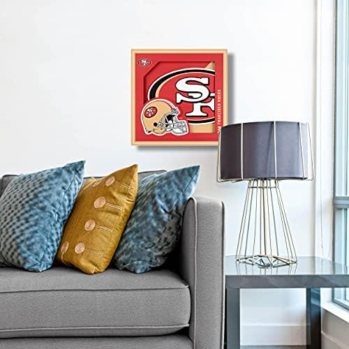 YouTheFan NFL San Francisco 49ers 3D Logo Series Wall Art