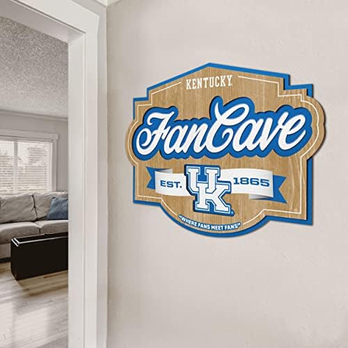 YouTheFan NCAA Officially-licensed FanCave 3D wall art - ready-to-hang, 3D multi-layered construction - floating wall mount design - Perfect fan gift