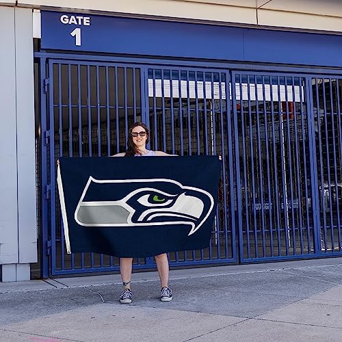 NFL Rico Industries Standard 3' x 5' Banner Flag Single Sided - Indoor or Outdoor - Home Décor