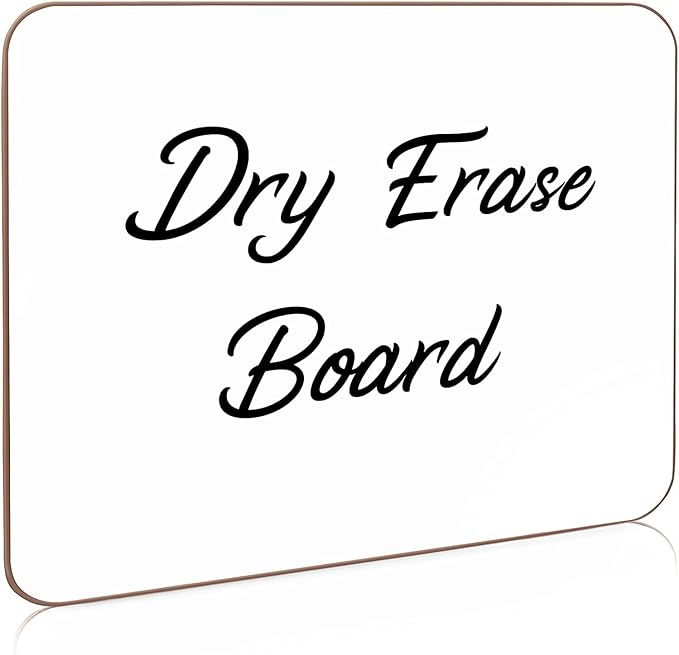 Scribbledo Small White Board Dry Erase Mini Whiteboard 9x12 Inch Small Dry Erase Board Marker Board Dry Erase Lapboards Handheld Personal White Boards for Students Whiteboard Office