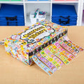 Really Good Stuff Classroom Sticker Storage Box, 2,240 Pieces