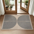 Lahome Rainbow Easy Jute Rug, 2x3 Farmhouse Kitchen Rugs Non Slip