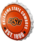 foco NCAA Team Logo Metal Bottle Cap Hanging Wall Sign