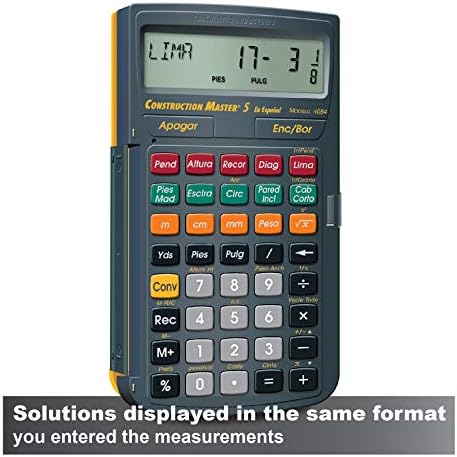 Calculated Industries 4054 Construction Master 5 Calculator