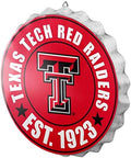 foco NCAA Team Logo Metal Bottle Cap Hanging Wall Sign