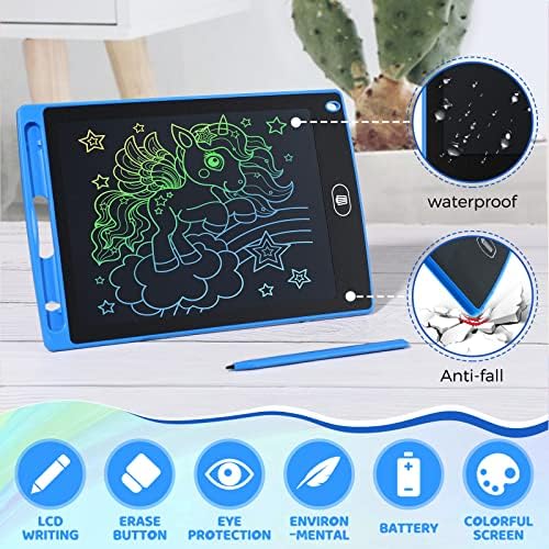 Zhehao 32 Pcs LCD Writing Tablet for Kids 8.5" Erasable Doodle Board