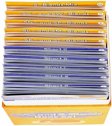 Really Good Phonics Decodable Readers, CVC & S-Blends Book Set