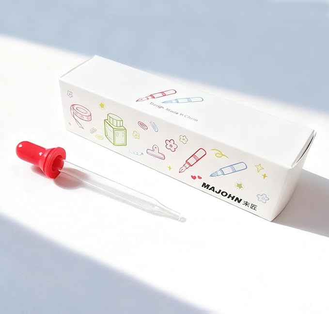 czxwyst Majohn Wancai 2.0 Mini Pocket-Size Eyedropper Fountain Pen (EF Nib 0.38mm, Apple Green)