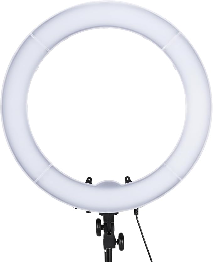 NEEWER 55W 18"/45cm Ring Light Kit [New Version], with Tripod Stand, RL-18 | 5600K Dimmable LED Ringlight, Phone Holder for iPhone, Lighting for Selfie Makeup Lash Tattoo Studio Photo Video Recording