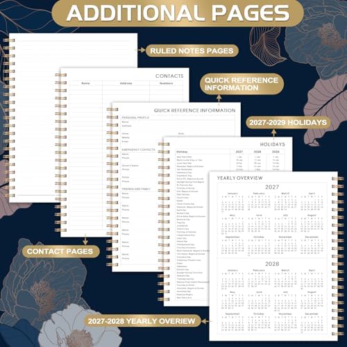 2027 Planner - Large Planner 2027, Jan.2027 - Dec.2027, 9" x 11"