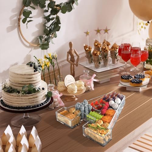 13.8" Acrylic Letter Charcuterie Tray,Fillable Alphabet Box (Letter A)