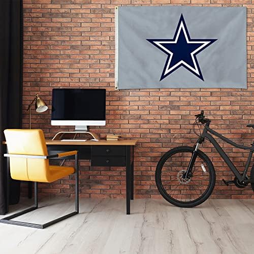 NFL Rico Industries Standard 3' x 5' Banner Flag Single Sided - Indoor or Outdoor - Home Décor
