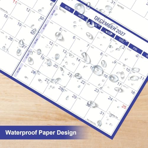 2027 Wall Calendar 32" x 48" Wet & Dry Erase 12 Months Calendar for Wall
