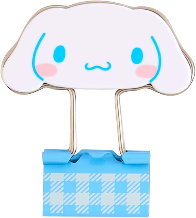 Sanrio 615421 Double Clips, Set of 3, Cinnamon Roll, ABS, Steel