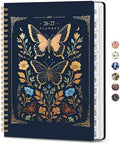 Planner 2026-2027, A5 (6.3" x 8.5") Hardcover Weekly & Monthly Planner July 2026 - June 2027 with Monthly Tabs, Academic Planner for School, Work and Office, Golden Butterfly