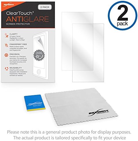 BoxWave Screen Protector Compatible with Tugau LCD Writing Tablet (15 in) - ClearTouch Anti-Glare (2-Pack), Anti-Fingerprint Matte Film Skin
