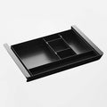 Under Desk Mounted Sliding Pull-out Drawer with Pencil Tray and Slide Storage Tray, 17'' long & 13.5'' deep Large Storage Organizer for Sit Stand Workstation
