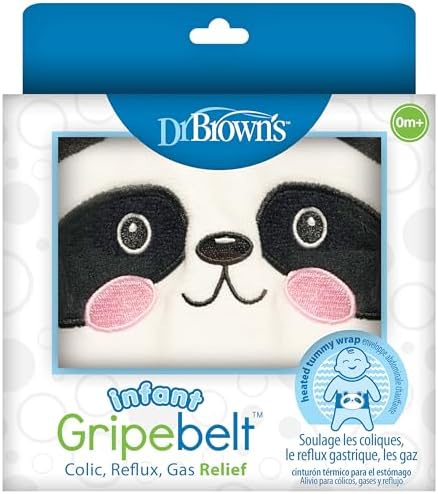 Dr. Brown's Infant Gripebelt Heated Belly Band, Panda, 0m+