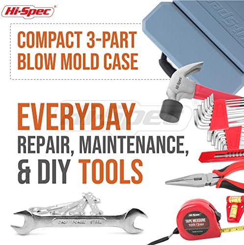 Hi-Spec Home and Garage Tool Kit Household and Auto Repair Tools Pliers