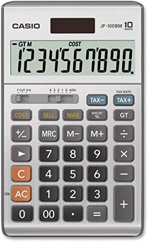 Casio Inc. JF-100BM Standard Function Calculator,Multicolor, 4 1/4 x 6 7/8