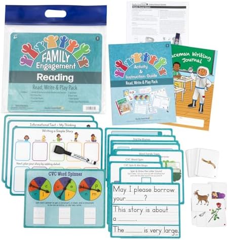Really Good Stuff Family Engagement Reading, Read, Write & Play Pack