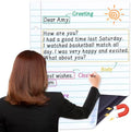 JoyCat Giant Magnetic Notebook Paper, 22 x 28 Dry Erase Lined Sheet