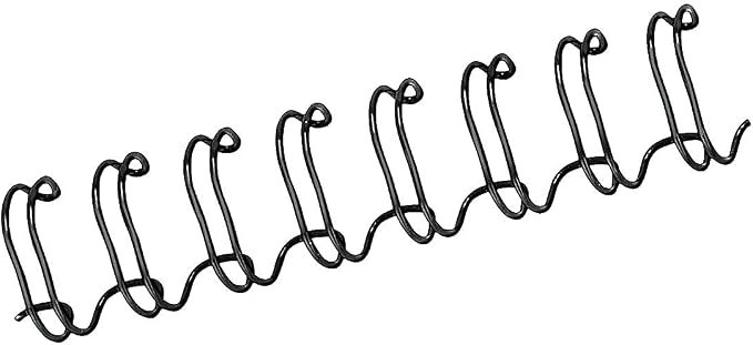 Fellowes 3/8-Inch Binding Spines Wire, 25-Pack, Black (52541)