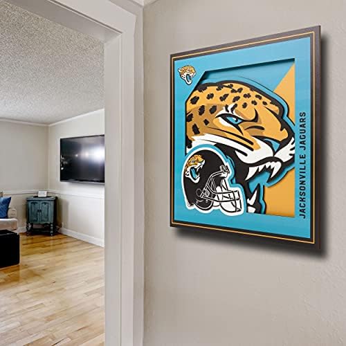 YouTheFan NFL Jacksonville Jaguars 3D Logo Series Wall Art