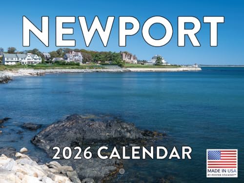 Newport Calendar 2026 Wall 12 Month Monthly RI Scenic Souvenirs Themed Gifts | American Made In The USA