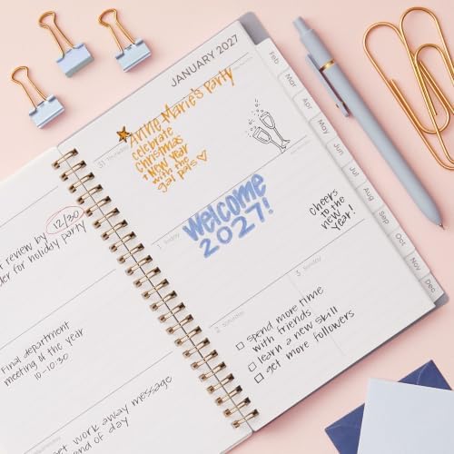 Blue Sky 2027 Weekly & Monthly Planner Calendar, 5"x8", Tula