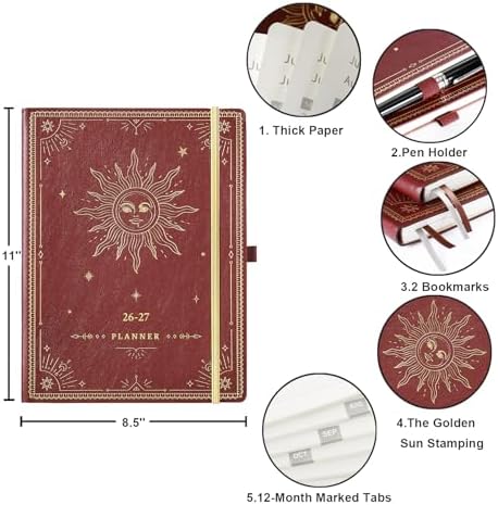 Planner 2026-2027, Academic Planner 2026-2027, 9" x 11"