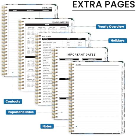 ZOTIA Planner 2026-2027 Jul 2026-Jun 2027 Academic Monthly & Weekly Planner