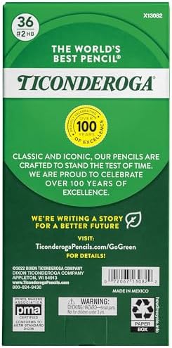 Ticonderoga My First Tri-Write Wood-Cased Pencils, Unsharpened