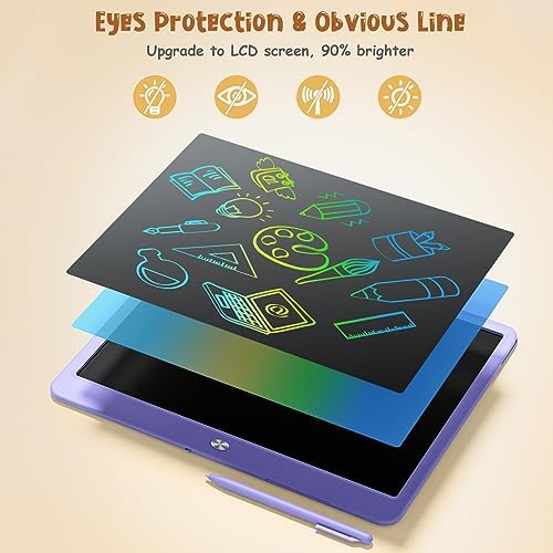 Kidopire LCD Writing Tablet for Kids, 15 Inch Doodle Board, Kid Drawing Pad