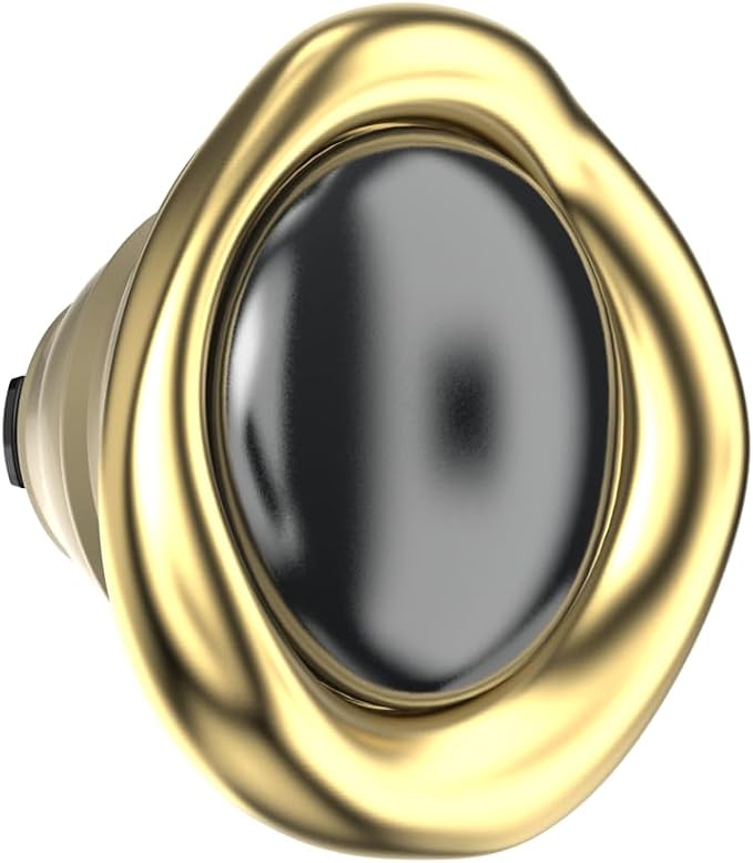 PopSockets Adhesive Phone Grip, Holder- Beholder Eye Gold | Secure Comfortable Hold, Anti-Drop, Kickstand, Pearl, Pretty, Bling, Crystal, Enamel, Designs
