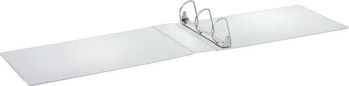 Cardinal® Slant-D® Ring 11" x 17" Tabloid ClearVue™ Binders, 3" Rings, 63% Recycled, White