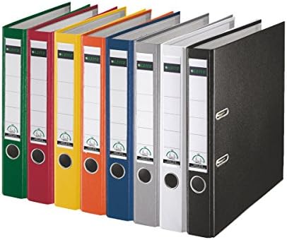 Leitz 2-Ring 2-Inch Premium Linen Textured A4 Sized European Binder, Orange (1015-OR)