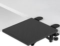 Desk Arm Rest Table Extender Wrist Forearm Elbow Support Computer Desk Extension Collapsible for Square Tabletop - Carbon Fiber 9.45" x 7.87"