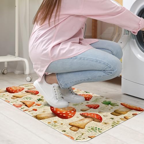 Kitchen Rugs and Mats,Washable Non-Slip Floor Mats Door Mat