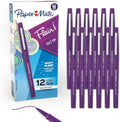 Paper Mate Flair Felt Tip Pens, Medium Point (0.7mm), Vivid Purple, For Teachers, Students, Classroom Use, Note-Taking, Arts & Crafts, 1 Count (Pack of 144)