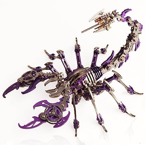 3D Metal Puzzles for Adults, Metal Model Kits Scorpion Metal Building Kit